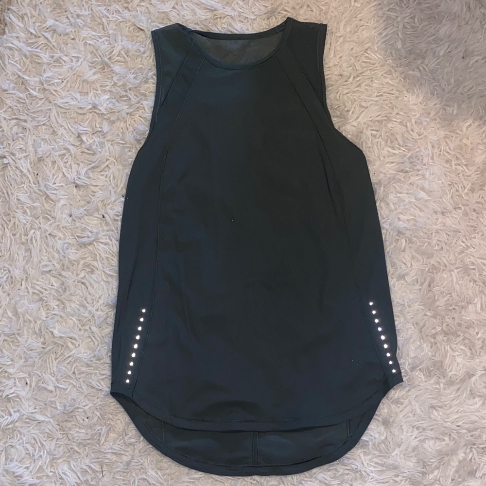 Ladies Lululemon Hunter Green Tank Top - Size 4
